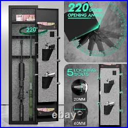 2-3 Rifle Gun Safe Biometric Fingerprint Long Gun Safe for Home Rifle & Shotgun