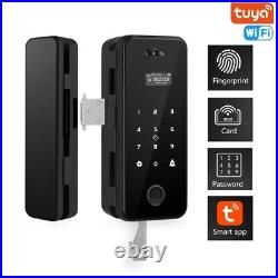 3D Face Smart Lock Infrared Sensor Tuya APP WIFI Biometric Unlock Glass Door