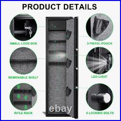 5-7 Biometric Fingerprint Gun Safe With Silent Mode and Dual Alarm System