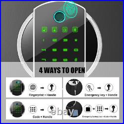 5-7 Biometric Fingerprint Gun Safe With Silent Mode and Dual Alarm System