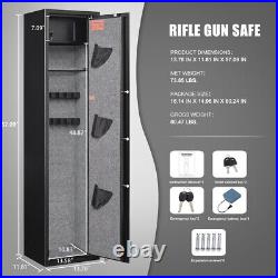 5-7 Biometric Fingerprint Gun Safe With Silent Mode and Dual Alarm System