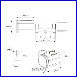 APP Fingerprint RFID Card DIY Cylinder Lock Biometric Electronic Smart Door Lock