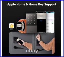 Aqara Smart Lock U100, Fingerprint Keyless Entry Door Lock with Apple Home Key