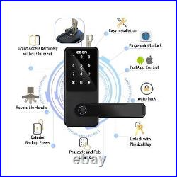 BBEN WiFi Smart Lock with Gateway, Biometric Fingerprint Keyless Entry Door Lo