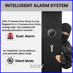 Biometric/Electronic Gun Safe 5 Rifle Gun Safe, Gun Safe for Rifles and Shotguns