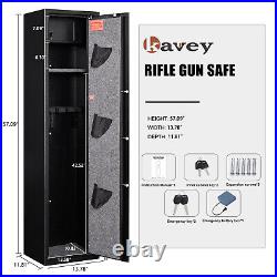 Biometric/Electronic Gun Safe 5 Rifle Gun Safe, Gun Safe for Rifles and Shotguns