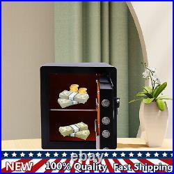 Biometric Fingerprint Fireproof Safe Box Digital Security Lock Home Office