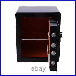 Biometric Fingerprint Fireproof Safe Box Digital Security Lock Home Office