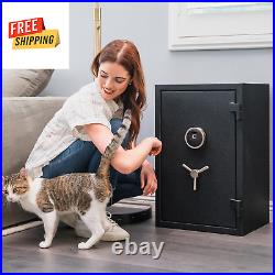 Biometric Fingerprint Fireproof Safe Box Digital with 3 Spoke Handle Touch S