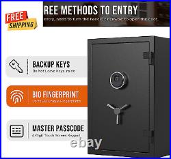 Biometric Fingerprint Fireproof Safe Box Digital with 3 Spoke Handle Touch S