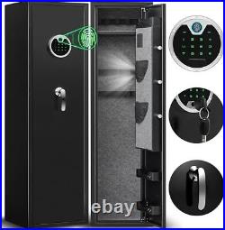 Biometric Fingerprint Gun Safe, 3-5 Rifle Gun Safes for Home Rifle and Pistols