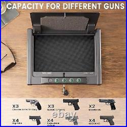 Biometric Fingerprint Gun Safe With 3 Quick Access Handgun Safe Digital Keypad New