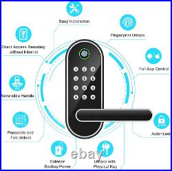 Biometric Fingerprint Smart Door Lock Keypad Keyless Entry Door Lock Passcode Co