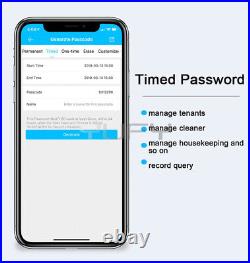 Biometric Fingerprint Smart Lock Bluetooth Gateway APP Doorlock Password