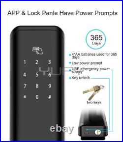 Biometric Fingerprint Smart Lock Bluetooth Gateway APP Doorlock Password