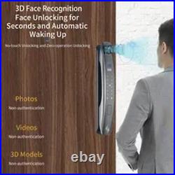 Biometric Lock Face Camera Fingerprint Monitor Unlocking Electronic Smart Door