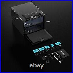 Biometric Pistol Safe Hand Gun Safe Fingerprint/ Digital Keypad Plug-in Powered