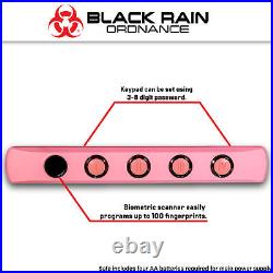 Black Rain Ordnance Gun Safe with Biometric Fingerprint or KeyPad Lock