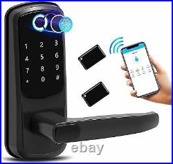 Bluetooth Electronic WiFi Smart Door Lock With Biometric Fingerprint Smart Card