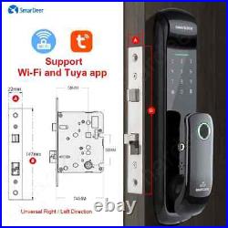 Digital Electronic Lock for Tuya smart lock with Biometric Fingerprint Lock 5in1