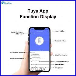 Digital Electronic Lock for Tuya smart lock with Biometric Fingerprint Lock 5in1
