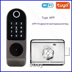 Digital Fingerprint Lock Password APP Remote Control Keyless Electronic Door