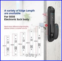 Digital Lock Fingerprint Password Aluminum Alloy TUYA WiFi Frosted Panel Door