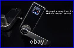 Electronic Digital Smart Biometric Fingerprint Door Lock Security Entry With 2 Key