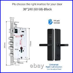 Electronic Door Lock Bluetooth Biometric Aluminum Alloy Wifi Security Tools