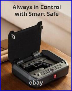 Eufy Smart Gun Safe WiFi S12 Biometric Gun Safe for Pistols Fingerprint/Key