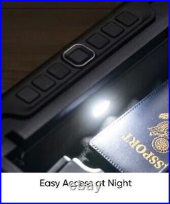 Eufy Smart Gun Safe WiFi S12 Biometric Gun Safe for Pistols Fingerprint/Key