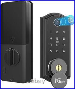 Fingerprint Door Lock, Smart Deadbolt with Bluetooth, Biometric Fingerprint