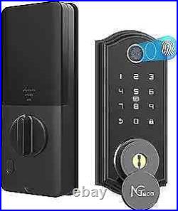 Fingerprint Door Lock, Smart Deadbolt with Bluetooth, Biometric Fingerprint