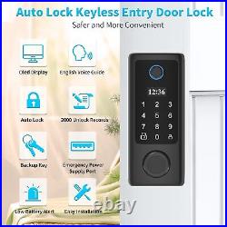 Fingerprint Door Lock with 2 Level Handles, Smart Door Lock, Door Locks with