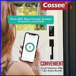 Fingerprint Keyless Entry Door Lock for Front Door Biometric Bluetooth Deadbolt