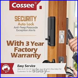 Fingerprint Keyless Entry Door Lock for Front Door Biometric Bluetooth Deadbolt