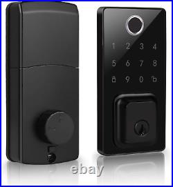 Fingerprint Locks for Doors, Touch Screen Keypad Deadbolt Entrance Smart Electro