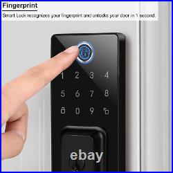 Fingerprint Locks for Doors, Touch Screen Keypad Deadbolt Entrance Smart Electro