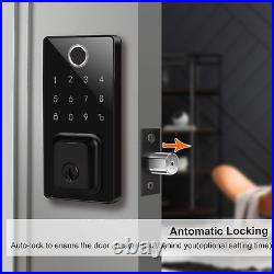 Fingerprint Locks for Doors, Touch Screen Keypad Deadbolt Entrance Smart Electro