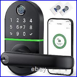 Fingerprint Smart Door Lock Keyless, Keypad Entry Biometric, A-Keypad Lock