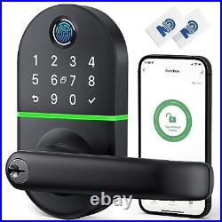 Fingerprint Smart Door Lock Keyless, Keypad Entry Biometric, A-Keypad Lock