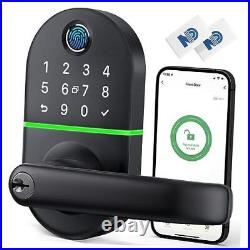 Fingerprint Smart Door Lock Keyless, Keypad Entry Biometric, Easy Install