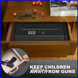 Gun Safes for Pistols Biometric Smart Handgun Safe Box with Fingerprint Lock
