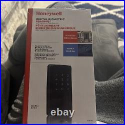 Honeywell Digital Biometric Deadbolt WithElectronic Touchscreen 8635302 Black NEW