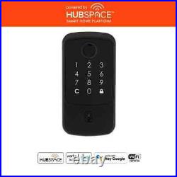 Hubspace Aged Bronze Biometric Fingerprint Touchpad Deadbolt