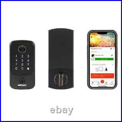 Hubspace Aged Bronze Biometric Fingerprint Touchpad Deadbolt