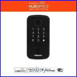 Hubspace Matte Black Biometric Touchpad Deadbolt