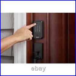 Hubspace Matte Black Biometric Touchpad Deadbolt