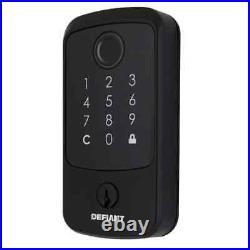 Hubspace Matte Black Biometric Touchpad Deadbolt