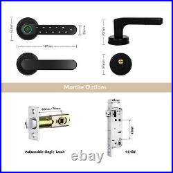 Luxury Smart Biometric Fingerprint APP Control Electronic Door Lock Office Home